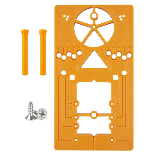 95-105 Degree Multifunctional Hinge Punch Hole Locator Punching Formwork 35mm Cupboard Hinges Auxiliary Board Woodworking Tool - 5Pcs