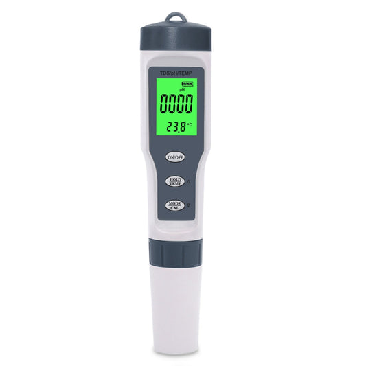 3-in-1 Digital TDS Tester Pen with PH TDS Temperature Measurement High Accuracy 1-19999ppm and 0-14 PH Range Backlit Display