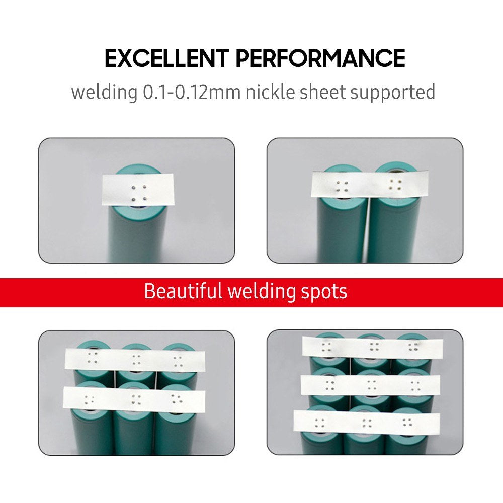 Adjustable Portable DIY Mini Spot Welder 5 Gears Handheld Spot Welding Machine Fast Charge Lithium Battery with Spot Welding Pen Nickel Sheet Charging Cable