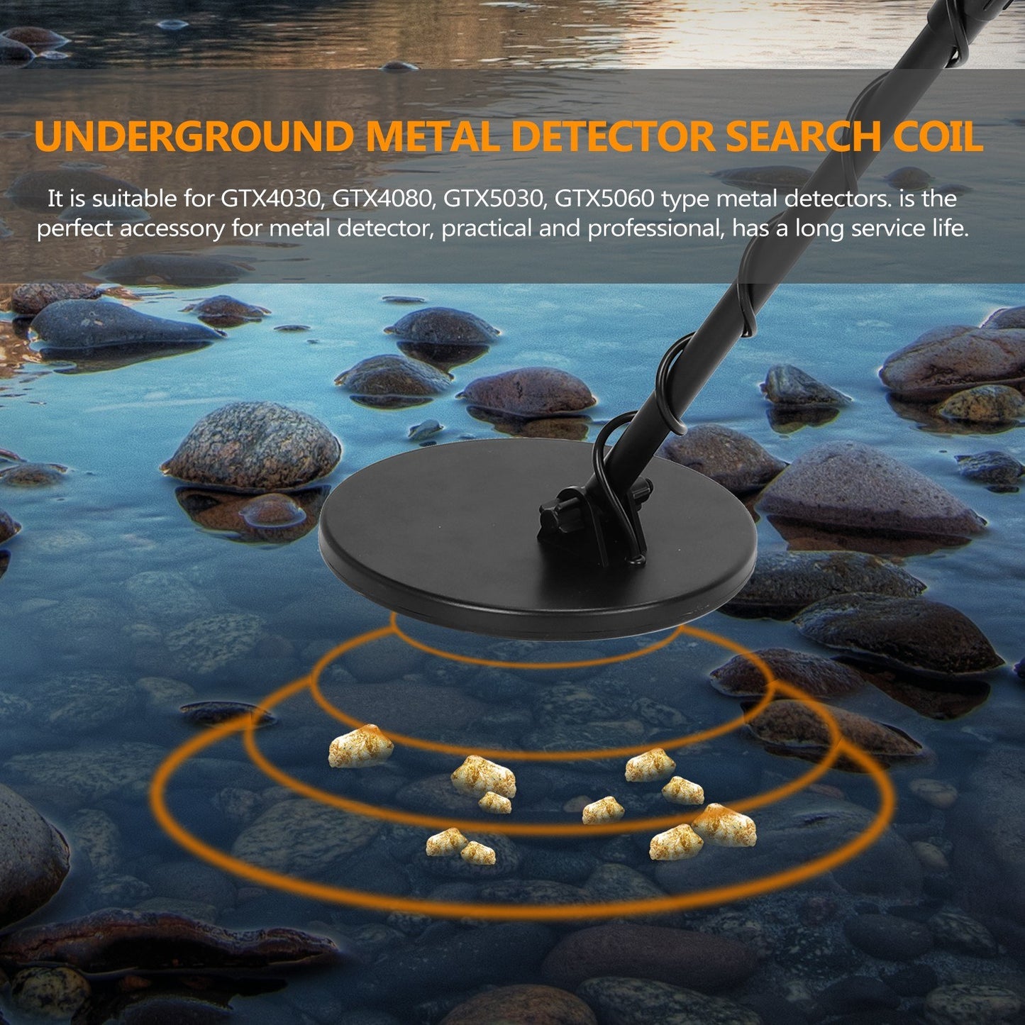 Metal Detector Search Coil Professional Underground Metal Finder Accessories Waterproof Search Coil - Type 1