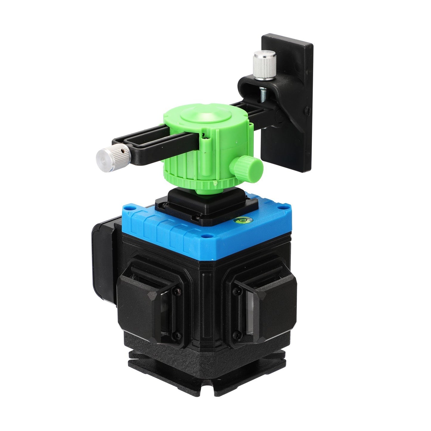 3D 360-degree Laser Level Measurment Instrument Touched Keys Multifunctional 12 Green Line Leveler with Fixed Base Adjustment Function - AU Plug