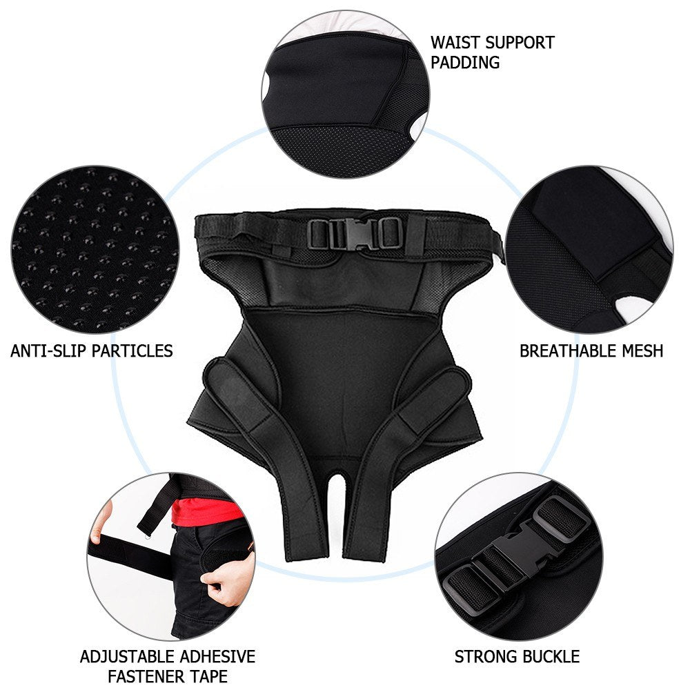 Fishing Seat Cushion Protection Hip Butt Rubber Pad Protective Gear Guard Impact Kayak Seat for Ski Ice Skating Snowboard