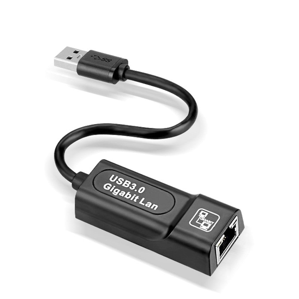 USB 3.0 Hub Ethernet Adapter to RJ45 Gigabit Network Converter for Windows Win7/Win8/Win10/Vista, Mac OS, Linux