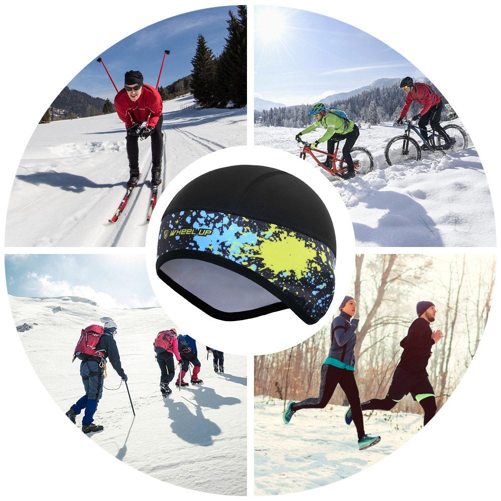 Polar Fleece Cap Windproof Thermal Winter Warm Beanie Hat Ski Stocking Skull Cap for Outdoor Sports