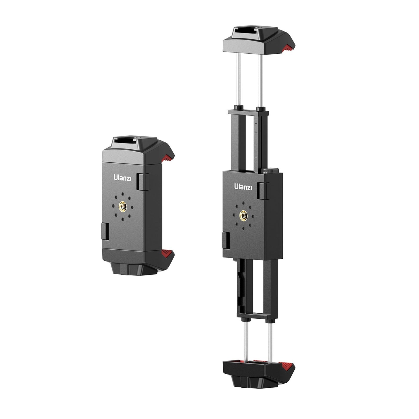 Uniqkart ST-29 Universal Tripod Mount Phone/Tablet Holder Clamp with Cold Shoe Interface