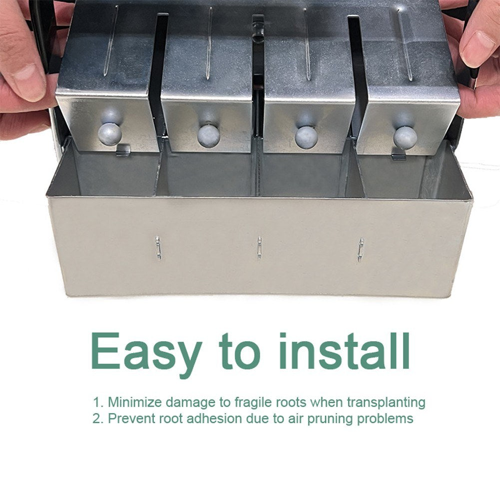 8x2 Inch Seed Soil Blocks Maker Hand-held Plant Seeding Tool Seed Garden Soil Potting