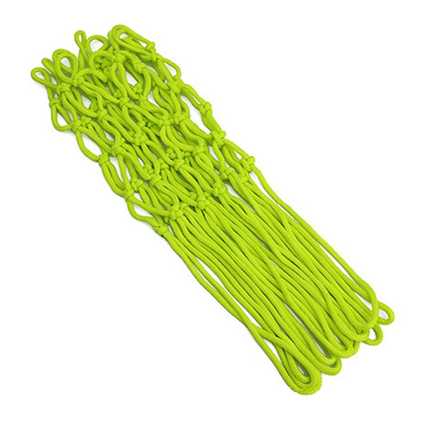 Nightlight Basketball Net Luminous Outdoor Portable Sun Powered Sports Nylon Net 12 Loops Standard Size for Indoor Outdoor Rims