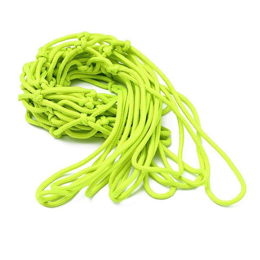 Nightlight Basketball Net Luminous Outdoor Portable Sun Powered Sports Nylon Net 12 Loops Standard Size for Indoor Outdoor Rims