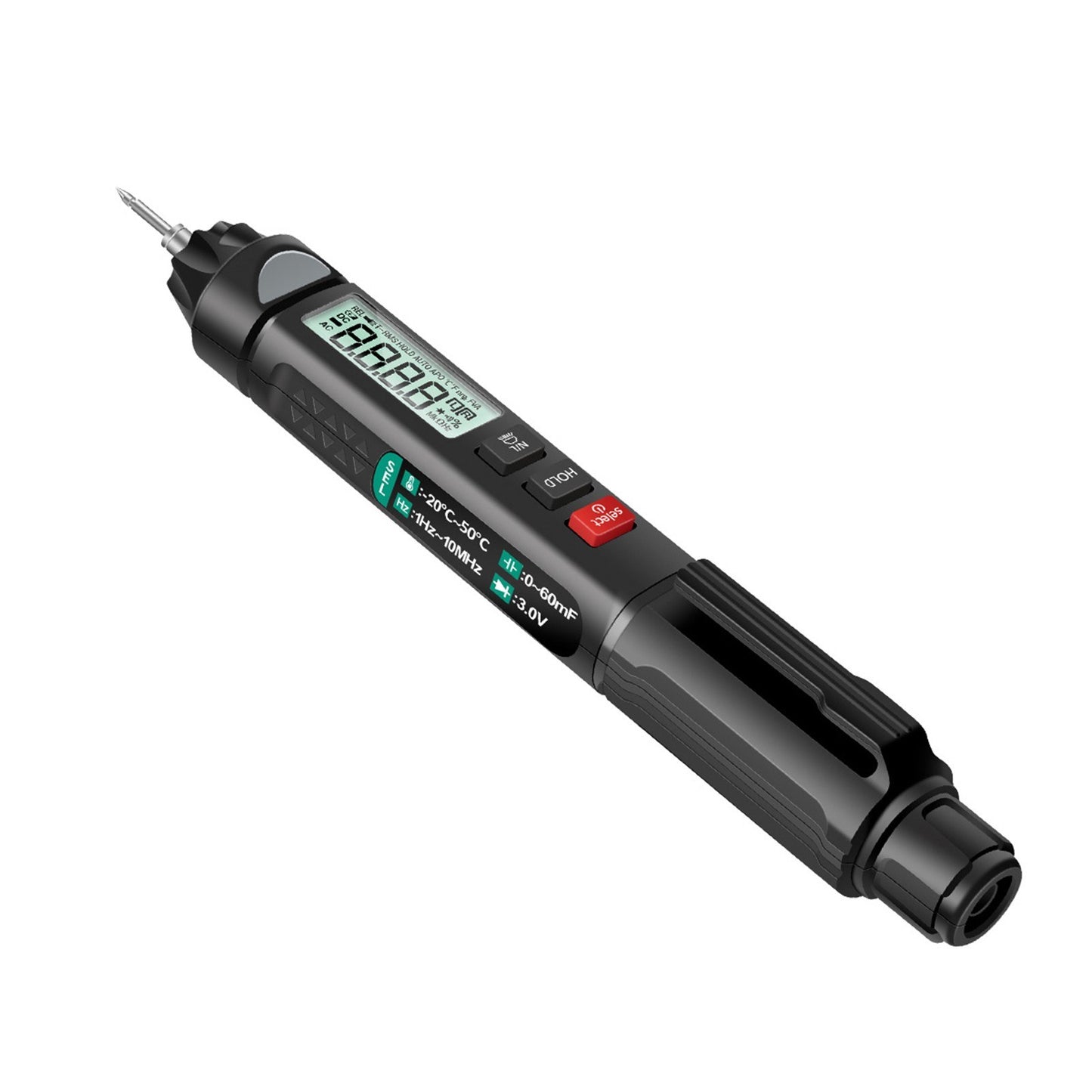 Aneng A3007 Pen Multimeter 6000 Counts Digital Voltage Tester with LCD Display Backlight Flashlight NCV Auto-off for Current Resistance Capacitance Diode Continuity Testing Tool