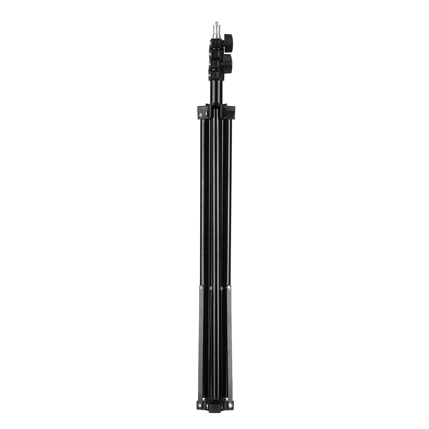 Light Stand Max. Height 2M/6.6ft with 1/4 Inch Screw Photography Tripod Stand Floor Selfie Ring Light Support for Studio, Umbrella, Backdrop, LED Panel