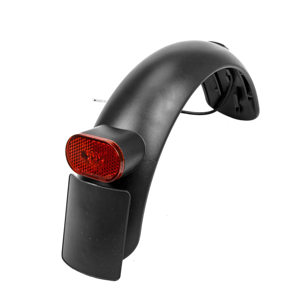 Rear Shock Absorber Anti-wear Durable Electric Scooter Replacement Accessory with Tail Light for MI 3 Electric Scooter - Black