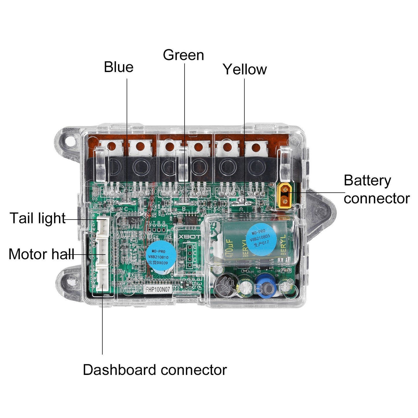 Uniqkart for Xiaomi M365 Electric Scooter Switching Power Supply Template Motherboard Controller Set