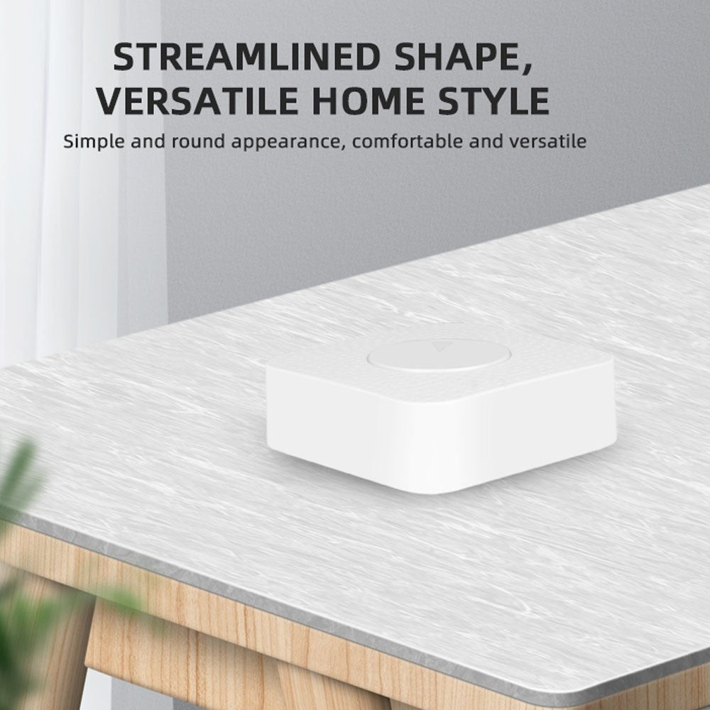 Tuya WiFi Smart Air Quality Monitor 6-in-1 PM2.5 / Formaldehyde / TVOC / CO2 / Temperature / Humidity Air Quality Tester with Real Time Display