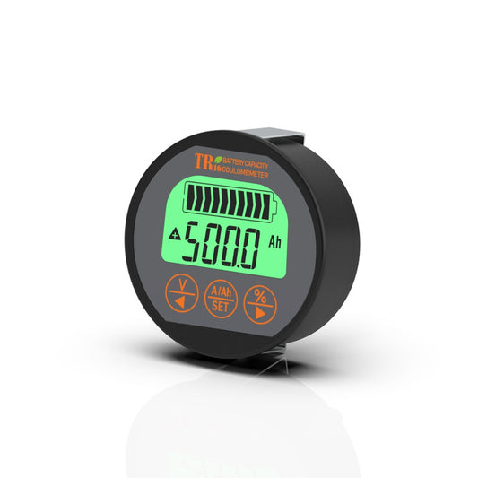 TR16 8-120V Waterproof Battery Capacity Tester Voltage Current LCD Display with Memory Function