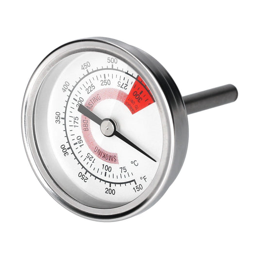 Kitchen Oven Dial Thermometer Stainless Steel Bi-Metal Bi-Metal Sensor Dual Scale 75-300 Celsius / 150-600 Fahrenheit Thermometer