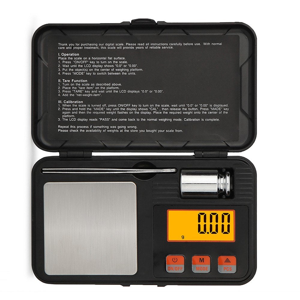 Digital Kitchen Scale 200g / 0.01g High Accuracy Precision Multifunction Food Scale Jewelry Scale with Tool Box