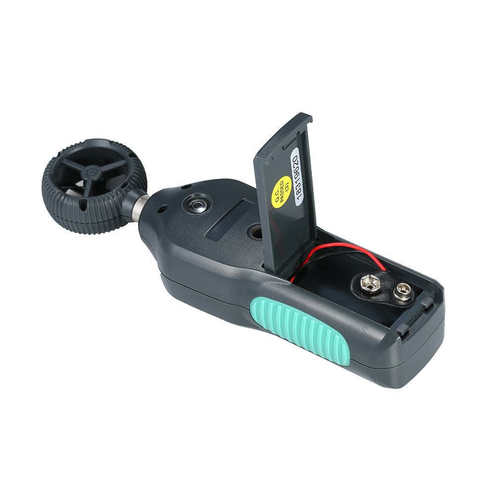 FUYI Digital Anemometer Thermometer Handheld LCD Wind Speed Meter with Max / Min / Data Hold Mode