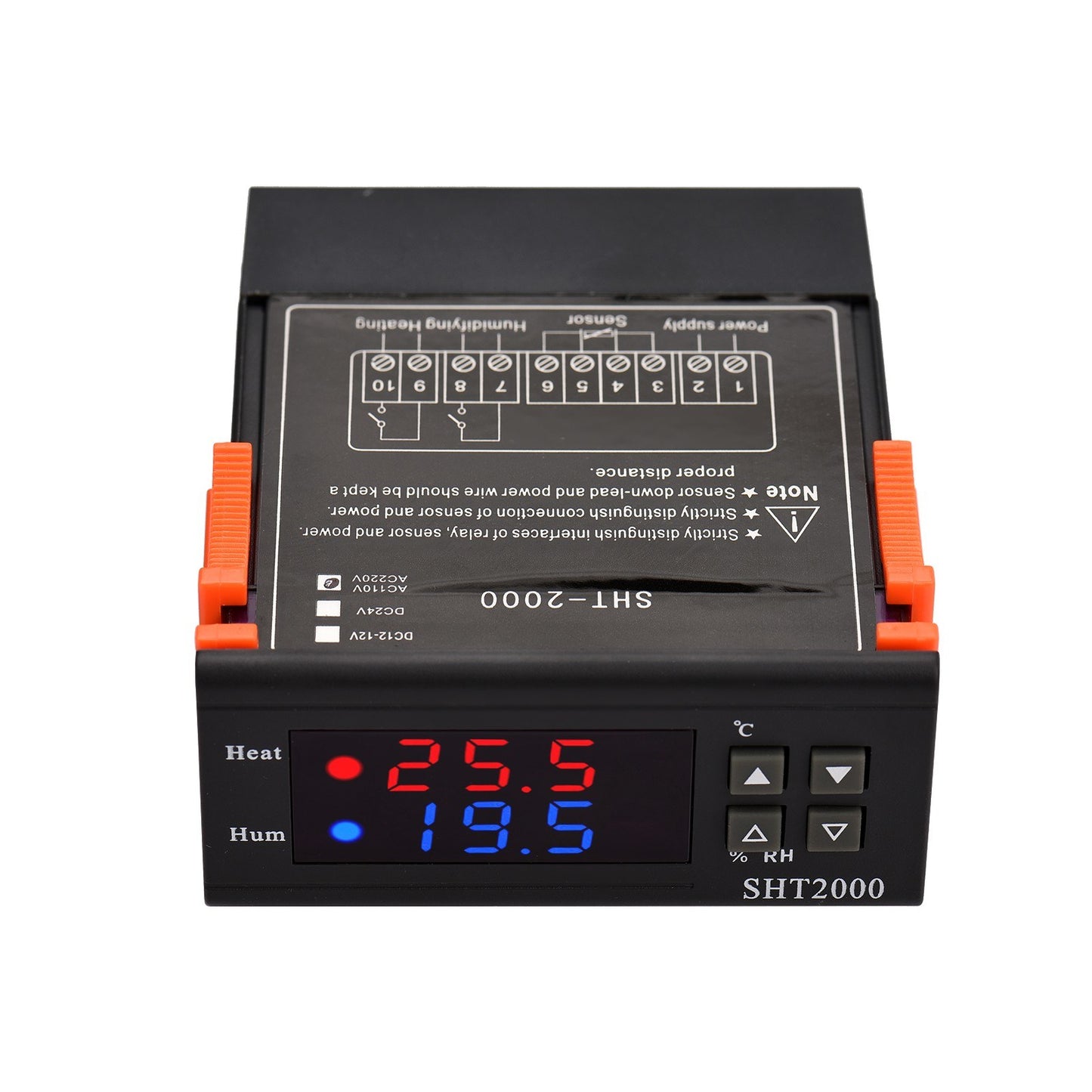 SHT2000 Digital Temperature Humidity Controller Intelligent Temperature Regulator AC 110-220V Refrigerator Thermostat