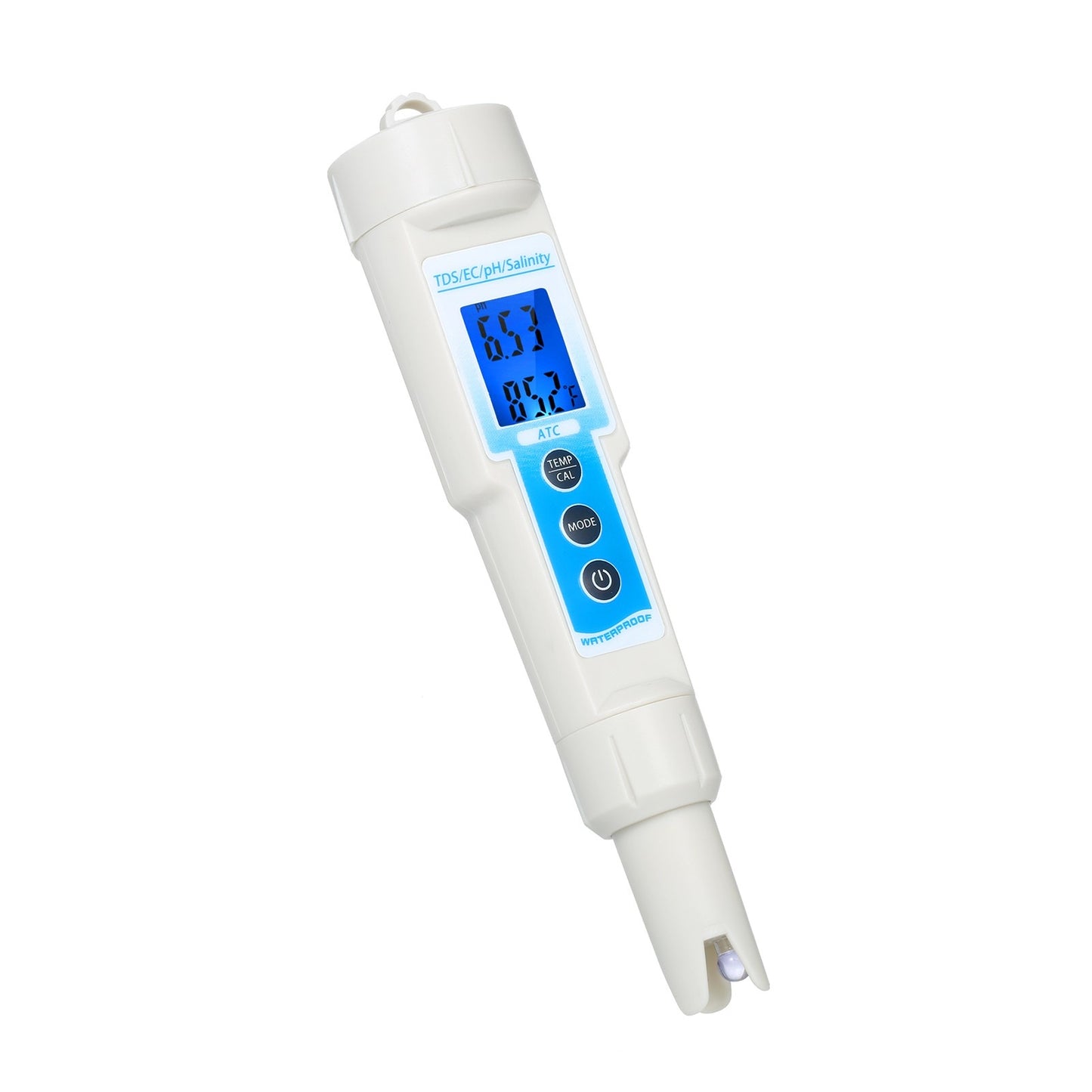 5-in-1 pH Meter Lightweight Durable Waterproof Multi-functional TDS / EC / pH / Salinity / Temperature Meter Water Quality Tester