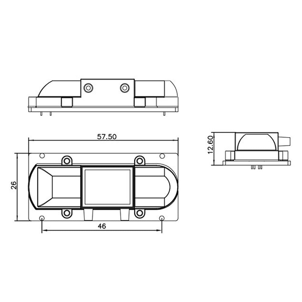 Low Power Consumption Durable Carbon Dioxide Sensor Module Industrial High Accuracy CO2 Detection Transmitters