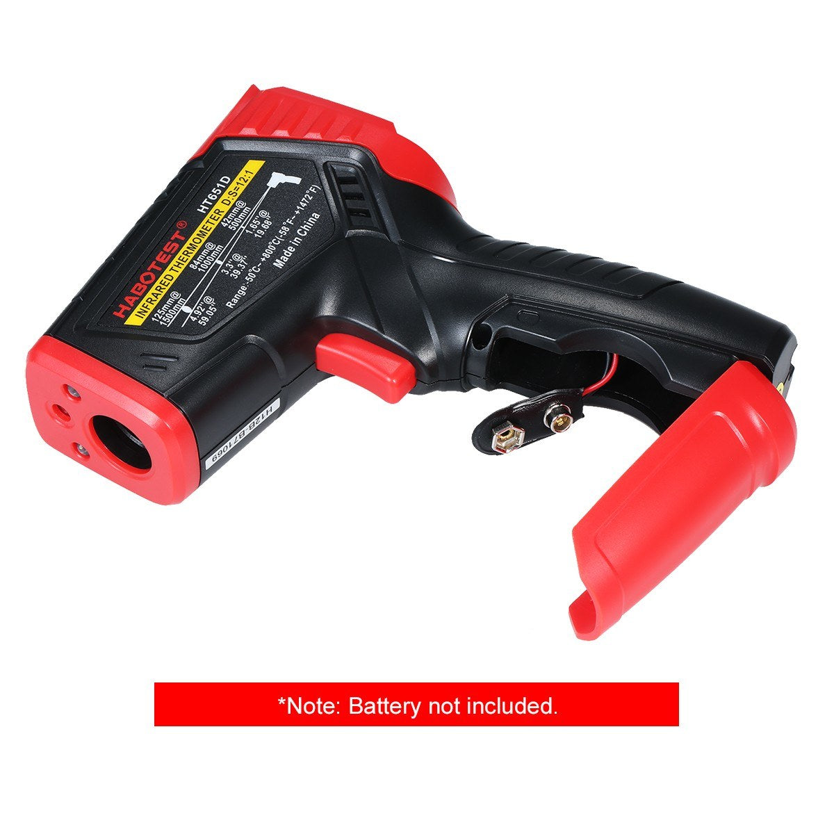 Habotest Multi-functional Non-contact Infrared Thermometer High Precision Temp Humidity Dew Point Temperature Meter for HVAC Automotive Mechanics Electricians