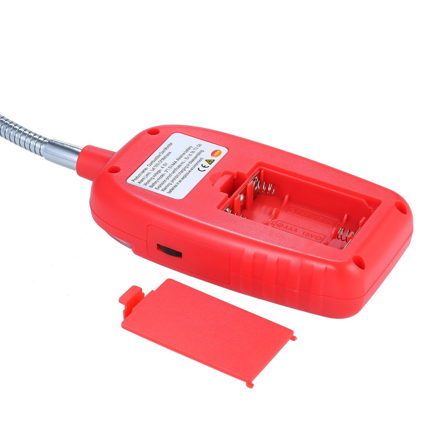 Uniqkart WT8820 Combustible Gas Leakage Detector Handheld Natural Gas Leak Test Instrument with 12-inch Gooseneck Sensor