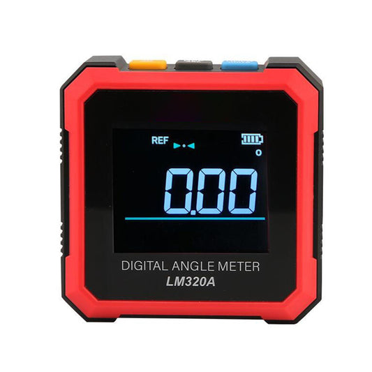 Digital Angle Finder Angle Protractor Inclinometer Bevel Box LCD Digital Angle Gauge with Magnet REF ABS Mode Auto-off