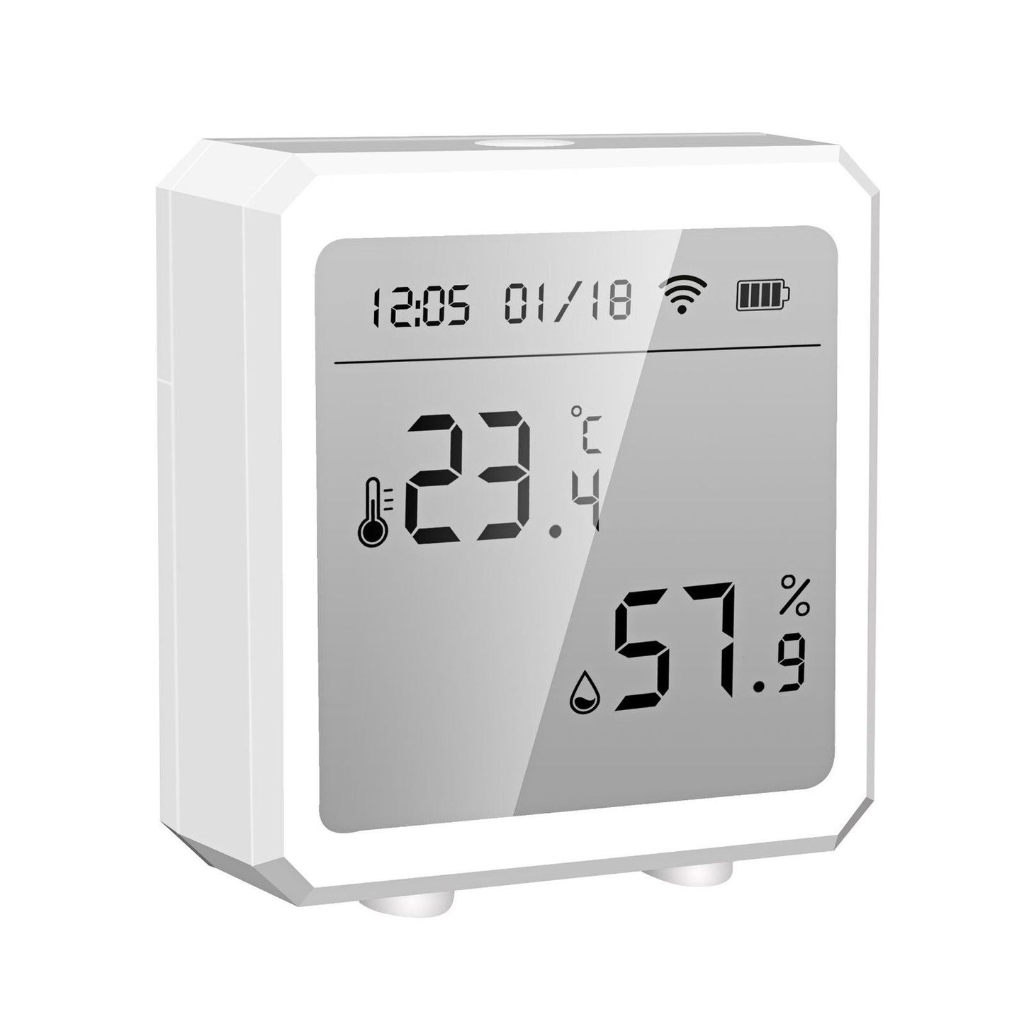 WiFi Room Thermometer Hygrometer Digital Humidity Meter Temperature Monitor Supports 2.4G WiFi