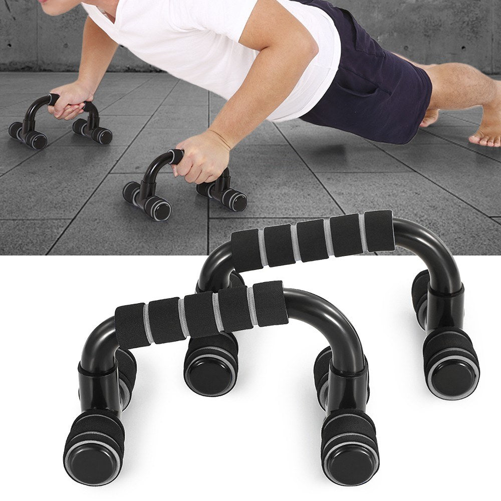 Uniqkart AB Wheel Roller Exercise Roller Wheel Kit Abs Workout Equipment with Thick Knee Pad for Home Gym Fitness - 6-in-1 / Grey
