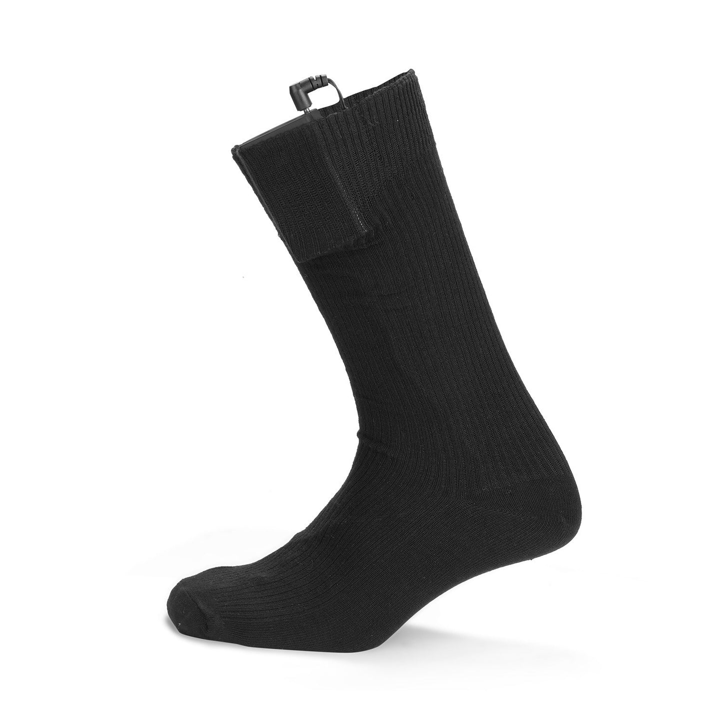 1Pair Heated Socks Battery Powered Cold Weather Thermal Heating Socks Electric Heated Foot Warmer for Hunting Skiing Campin - 2Pcs Batteries Required