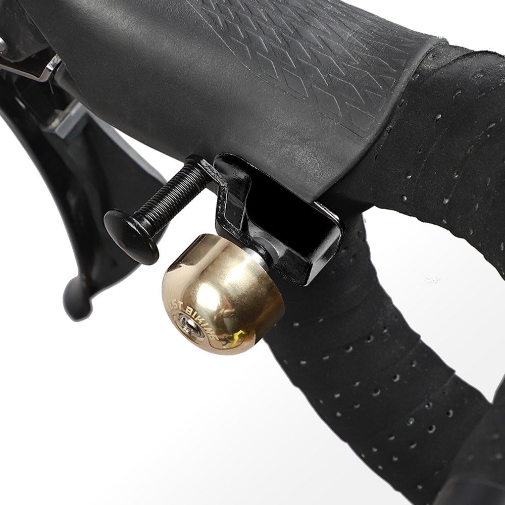 Bicycle Bell Kids Adults Bike Horn Safety Ring Cycling Alarm Crisp Clear Long Sound Ringer for Road Mountain Bike - Black