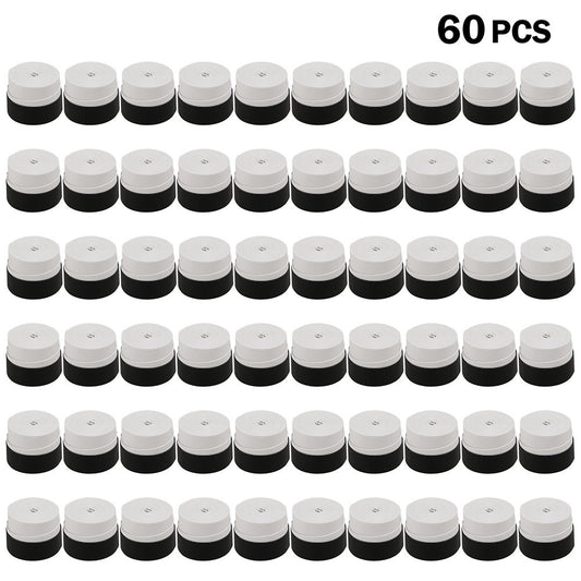 Tennis Racket Grip Tape Anti Slip Super Absorbent Tennis Overgrip Badminton Overgrip Pickleball Replacement Grip - 60Pcs / White