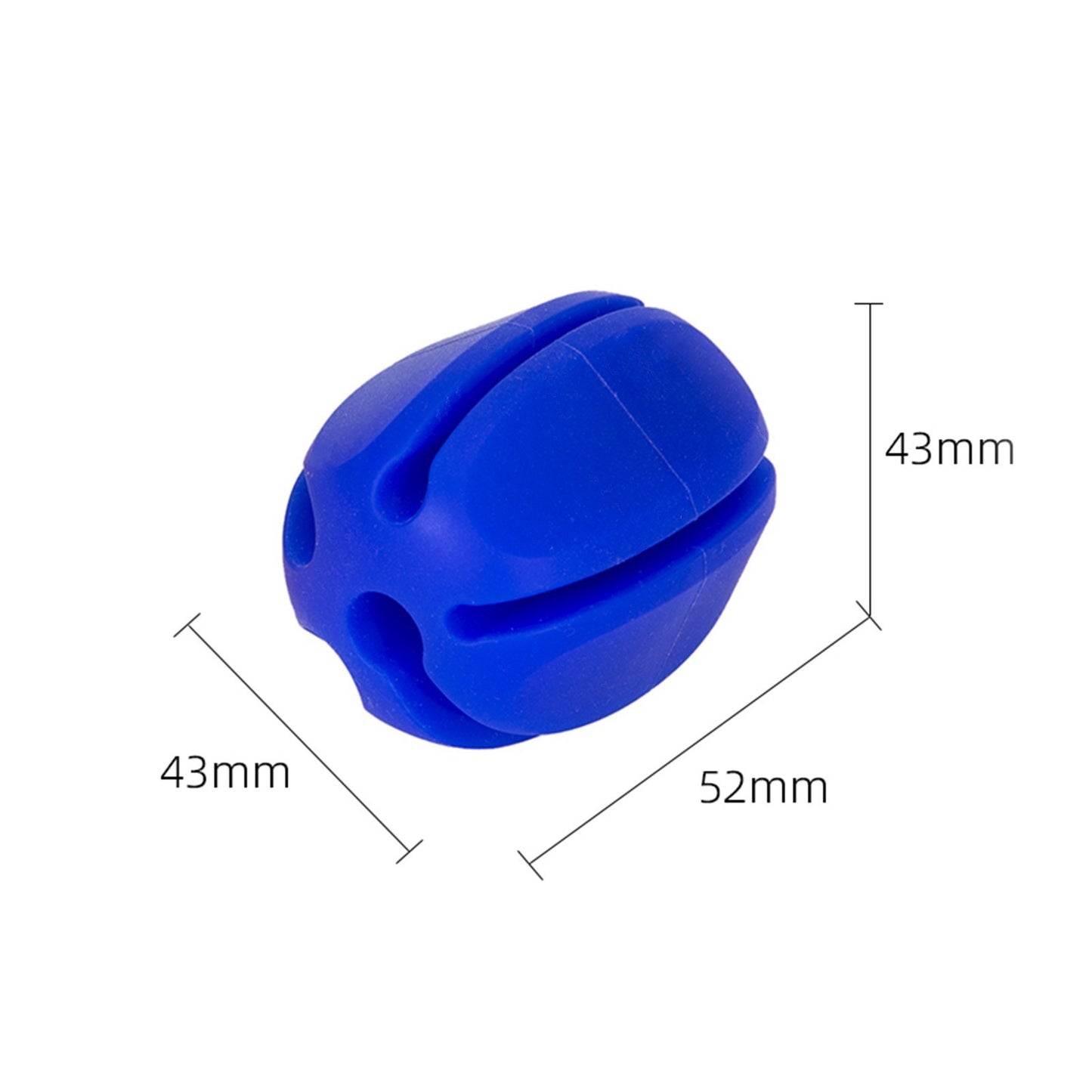 Rubber Fishing Rod Wrap Fishing Rod Holder Clip Fishing Pole Storage Organizer - Blue