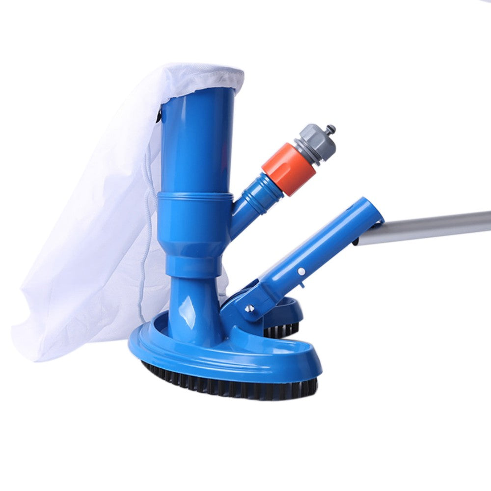 Swimming Pool Brush Scrub Brush Spot Stain Remover Fountain Jet Vacuum Cleaner for Walls, Floors, Steps - US Plug