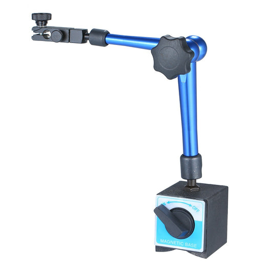 Magnetic Base Holder 350mm Heavy Duty Flexible Universal Magnetic Base Brackets for Dial Test Gauge Indicator with 154lbs Pull - Blue