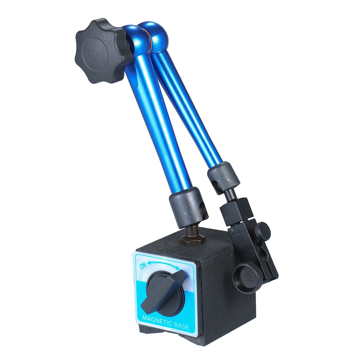 Magnetic Base Holder 350mm Heavy Duty Flexible Universal Magnetic Base Brackets for Dial Test Gauge Indicator with 154lbs Pull - Blue
