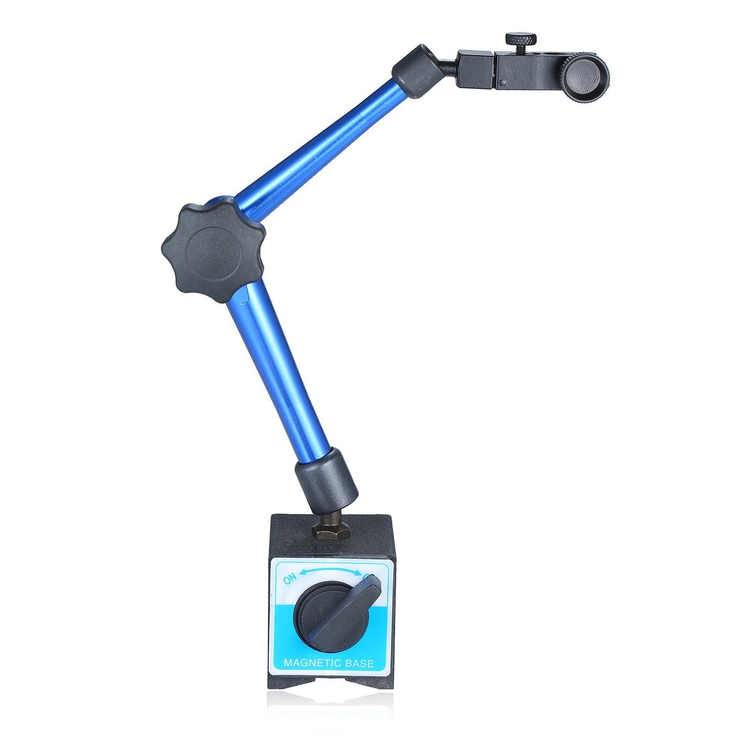 Magnetic Base Holder 350mm Heavy Duty Flexible Universal Magnetic Base Brackets for Dial Test Gauge Indicator with 154lbs Pull - Blue