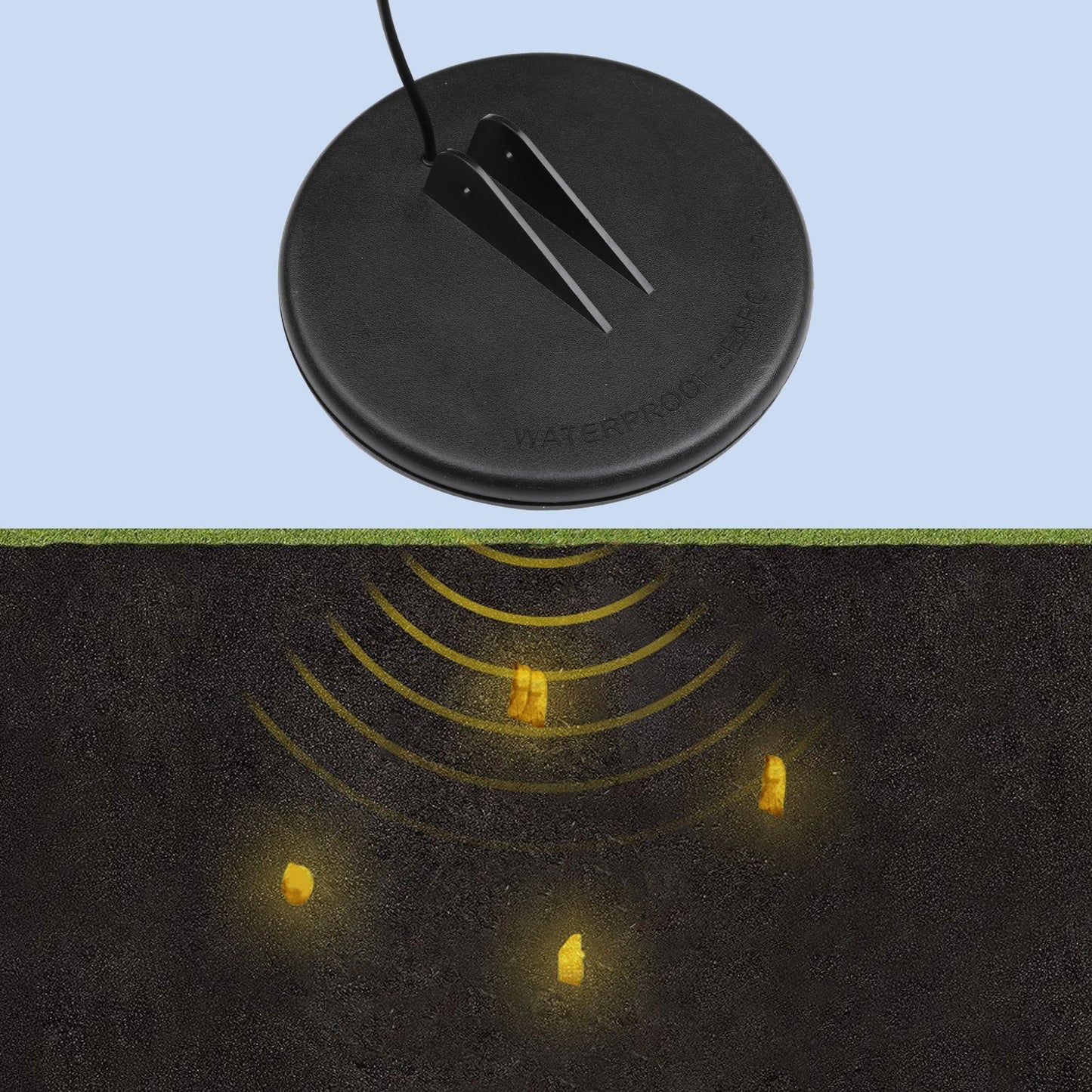 6.5-inch Metal Detector Waterproof Smart Search Coil Gold Digger Hobby Explorer for Metal Detector MD4030