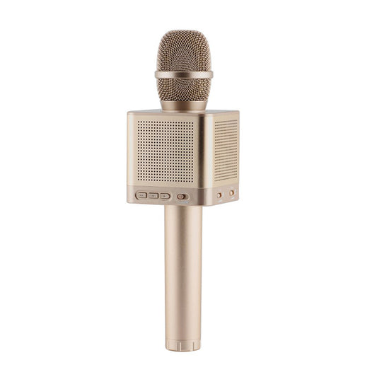 Micgeek Q10S Wireless Microphone HQ Sound Wave Wall Shaking Bass KTV Karaoke - Gold