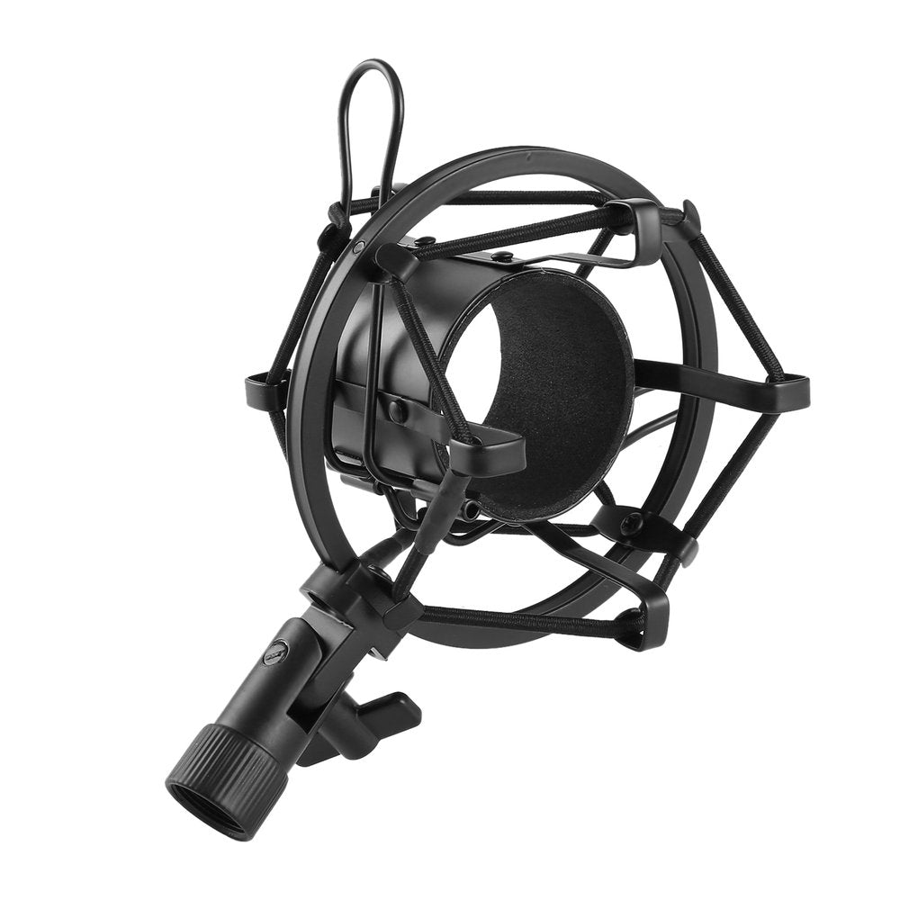 BM-800 Professional Studio Recording Broadcasting Condenser Microphone with Shockproof Mount - Blue / Silver