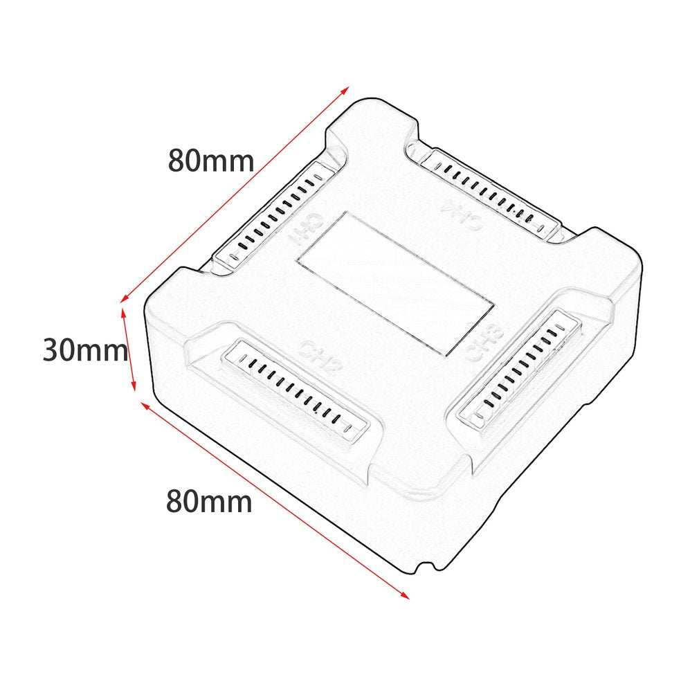 Mini 4-In-1 Battery Charger LCD Display Fast Charging Hub for DJI Mavic Pro