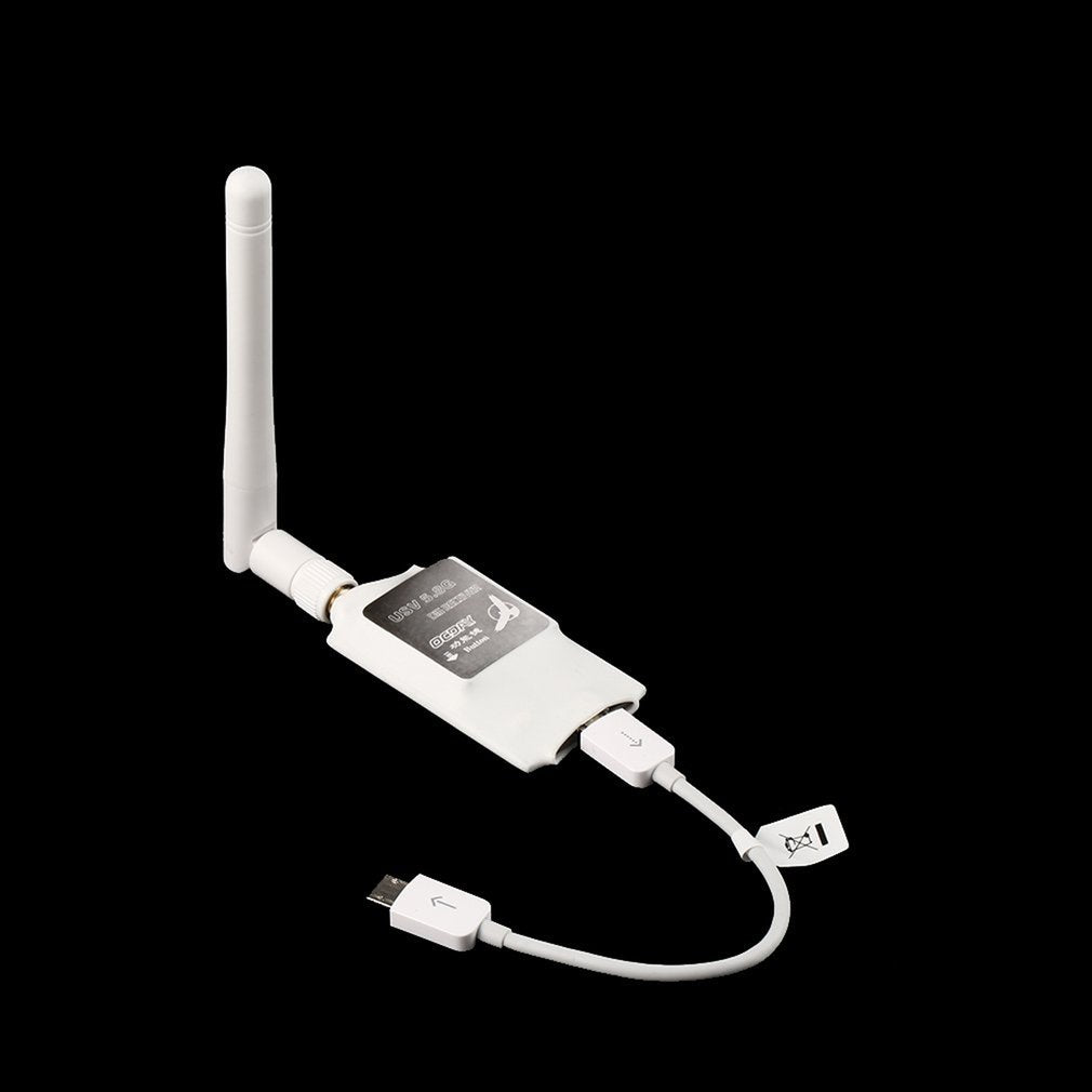 OCDAY 5.8G 150CH FPV Receiver UVC Video Downlink for OTG VR Android Phone RC Drone - White