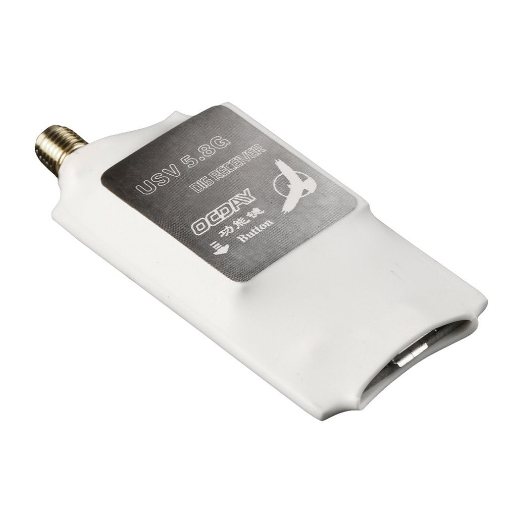 OCDAY 5.8G 150CH FPV Receiver UVC Video Downlink for OTG VR Android Phone RC Drone - White