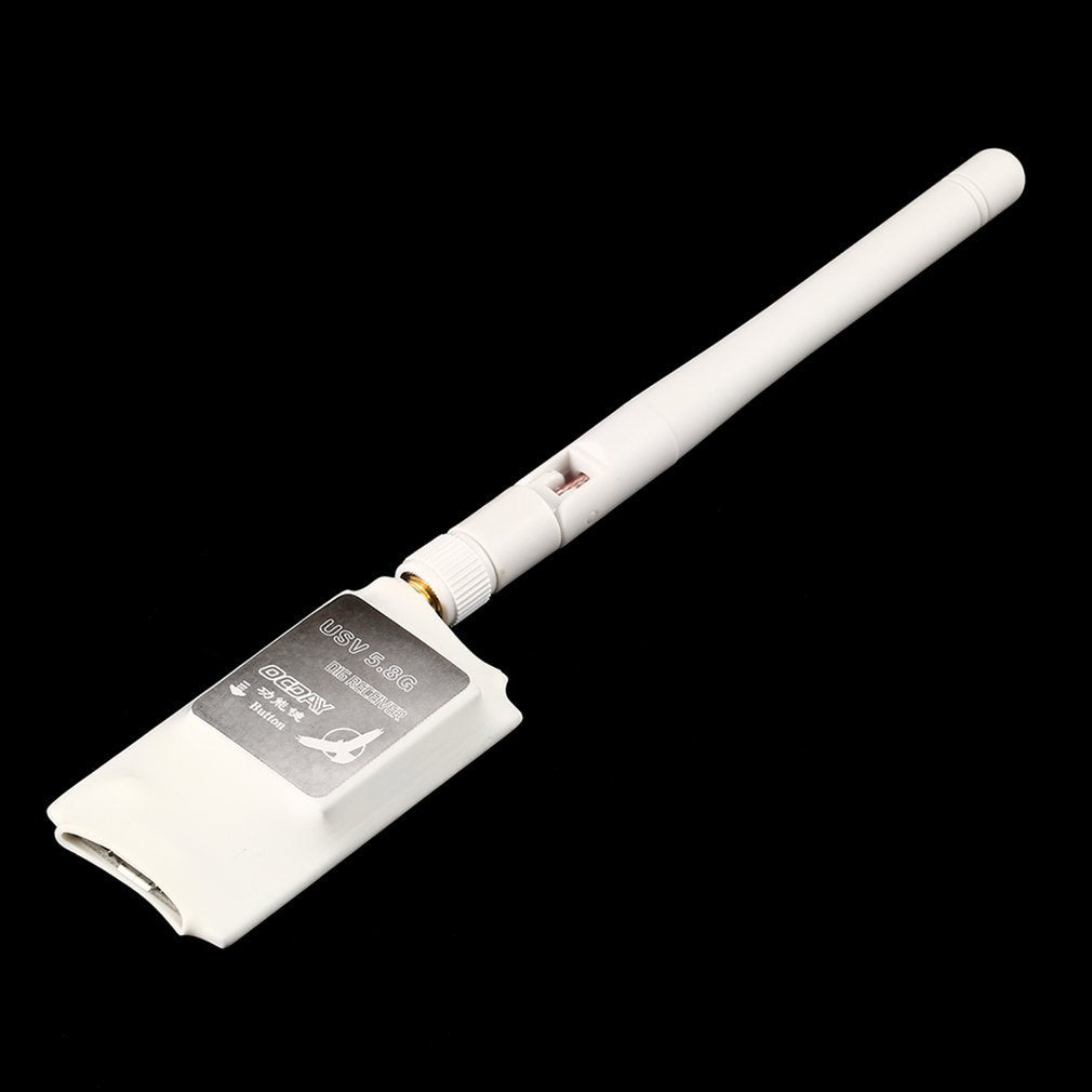 OCDAY 5.8G 150CH FPV Receiver UVC Video Downlink for OTG VR Android Phone RC Drone - White