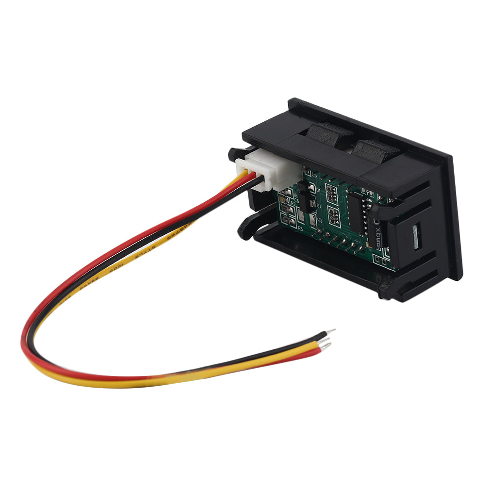 Mini Digital Voltmeter 0-100V Red LED Vehicles Motor Voltage Panel Meter