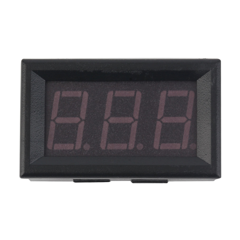 Mini Digital Voltmeter 0-100V Red LED Vehicles Motor Voltage Panel Meter
