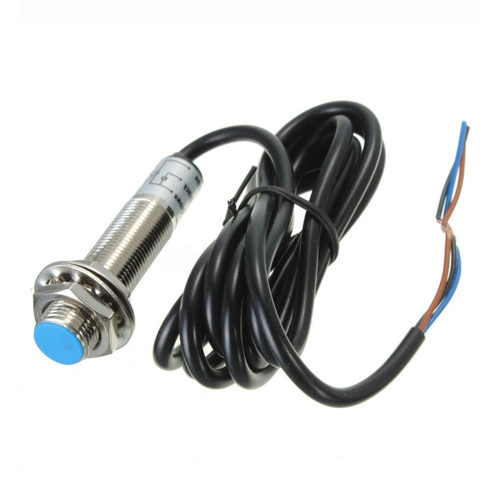 4 Digital LED RPM Speed Meter Tachometer + Hall Proximity Switch Sensor Kit - Green LED Color