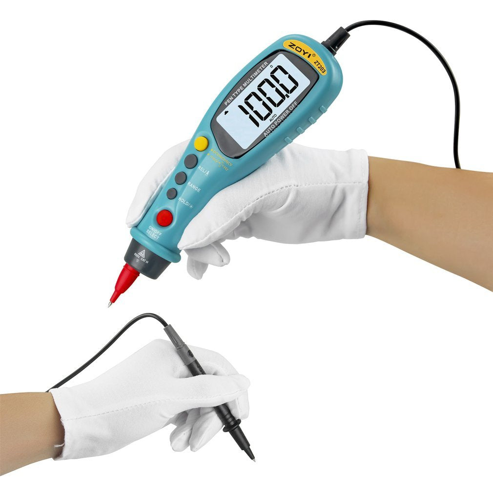 ZT203 6000 Counts Digital Multimeter AC DC Voltmeter Tester Portable Meter