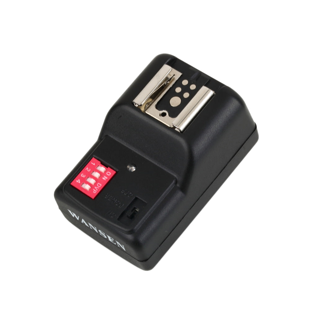 Wireless 4 Channels Practical Flash Trigger Transmitter with 2 Receivers