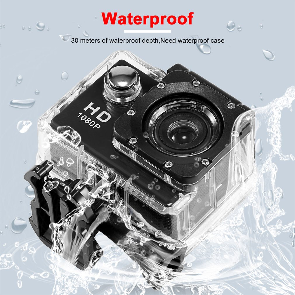 SJ4000(X2H) 2.0 inch HD 1080P 12MP Sports Car DV Video Action Camera - Black